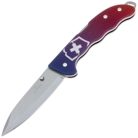 Нож складной полуавтоматический VICTORINOX Evoke Alox 0.9411.D221 Нержавеющая сталь рукоять Алюминий цв. Синий / Красный