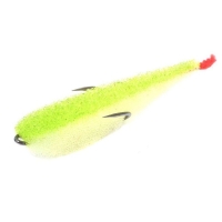 Поролоновая рыбка LEX Zander Fish 7 WLB (белое тело / салатовая спина / красный хвост)