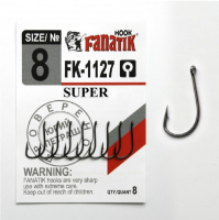 Крючок одинарный FANATIK FK-1127 Super № 8 (8 шт.)
