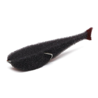 Поролоновая рыбка LEX Classic Fish CD 8 BB (черное тело / красный хвост)
