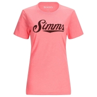 Футболка SIMMS Women 's Crew Logo T-Shirt цвет Watermelon Heather