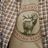 Футболка HARKILA Stag Badge S/S T-Shirt Women цвет Sand превью 3