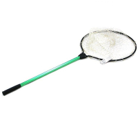 Подсачек KAHARA Rubber Landing Net для форели обруч D-45 см, гл. 30 см, рукоять 70 см зеленая