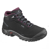 Ботинки SALOMON Shelter CS WP W цвет Black / Ebony / Wine Tasting превью 1