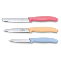 Набор ножей VICTORINOX Swiss Classic Trend Colors Set рукоять Fibrox, разноцветные (11/10/8 см) превью 3