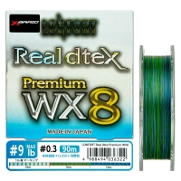 Плетенка YGK Real Dtex Premium WX8 90 м цв. многоцветный # 0,3