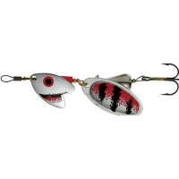 Блесна вращающаяся MEPPS Tandem Trout (блистер) № 0 цв. Silver / Red / Black превью 1