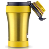 Термокружка THERMOS Jnd Lmg цвет ЖЁЛТЫЙ С ЧЁРНЫМ