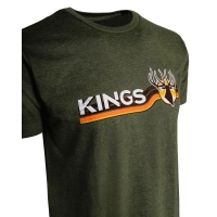 Футболка KING'S Elk Ribbon Tee цвет Heather Military Green превью 3