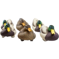 Комплект чучел LIFETIME DECOYS New Flex Float Mallards 4 селезня 2 утки превью 6