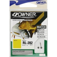 Крючок одинарный с поводком OWNER RL-282№ 14 (10 шт.)