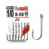 ΠΡΡΡΠΎΠΊ ΠΎΠ΄ΠΈΠ½Π°ΡΠ½ΡΠΉ FANATIK S-58 Jig β 1/0 (6 ΡΡ.)