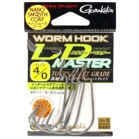 Крючок офсетный GAMAKATSU Worm Hook LD Master NSC № 1/0 (6 шт.)