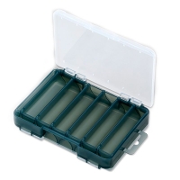 Коробка для приманок двухсторонняя MEIHO Reversible D-86 цвет прозрачный / черный превью 2