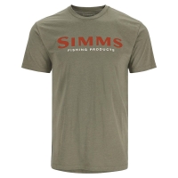 Футболка SIMMS Logo T-Shirt цвет Orange / Military Heather