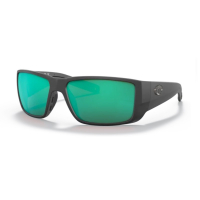 Очки поляризационные COSTA DEL MAR Blackfin Pro 580G р. L цв. Matte Black цв. ст. Green Mirror