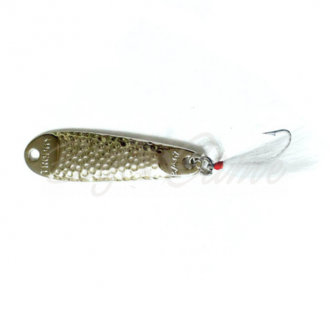 Блесна колеблющаяся ACME Trophy Spoon Single Hook Bucktail 14 г код цв. CH фото 1