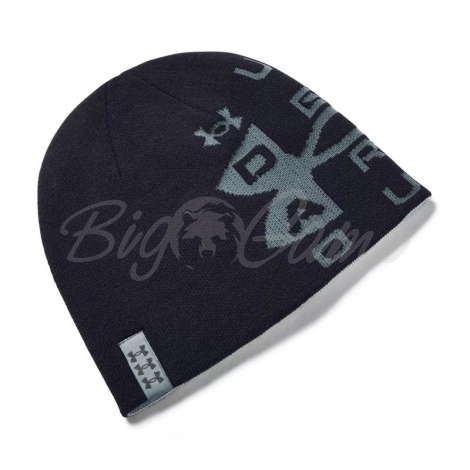 Шапка UNDER ARMOUR UA Billboard Reversible Beanie цвет черный фото 1