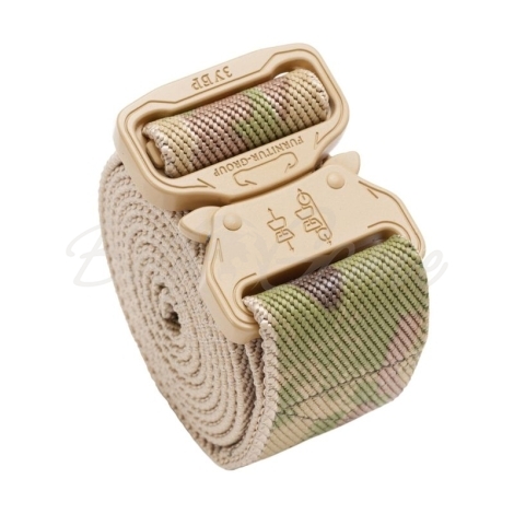 Ремень тактический ZUBR FORCE Зубр эластичный FG Sand 120 х 38 см цвет мультикам фото 1 Ремень тактический ZUBR FORCE Зубр эластичный FG Sand 120 х 38 см цвет мультикам фото 1