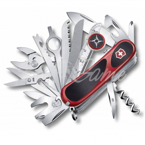 Нож VICTORINOX EvoGrip S54 85мм 31 функция цв. Красный / черный фото 1