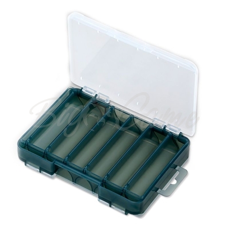 Коробка для приманок двухсторонняя MEIHO Reversible D-86 цвет прозрачный / черный фото 2