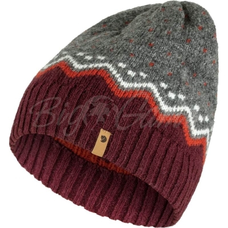 Шапка FJALLRAVEN Ovik Knit Hat цвет Dark Garnet фото 1