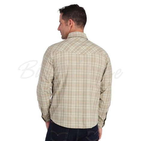 Рубашка SIMMS Brackett LS Shirt цвет Dark Stone Classic Plaid фото 4