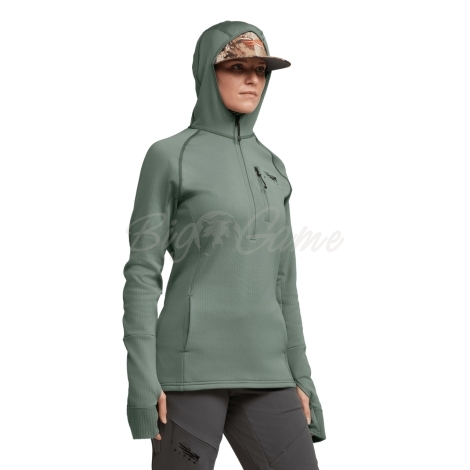 Толстовка SITKA WS Fanatic Hoody New цвет Slate Green фото 8