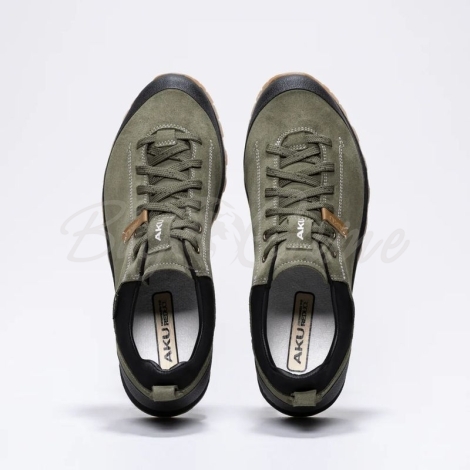 Кроссовки AKU Bellamont IV Suede GTX цвет green / black фото 3