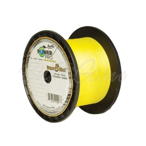 Плетенка POWER PRO Super 8 Slick 1370 м цв. Yellow (Желтый) 0,23 мм фото 1