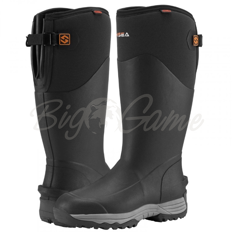 Сапоги HISEA Rubber Hunting Boots EVA Midsoles цвет Black фото 3
