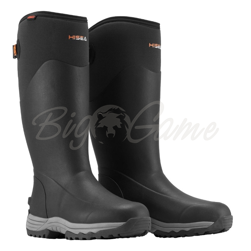 Сапоги HISEA Rubber Hunting Boots EVA Midsoles цвет Black фото 1