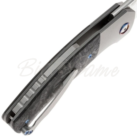 Нож складной полуавтоматический BOKER Collection 2025 сталь CPM MagnaCut рукоять Титан,Карбон цв. Черный фото 8
