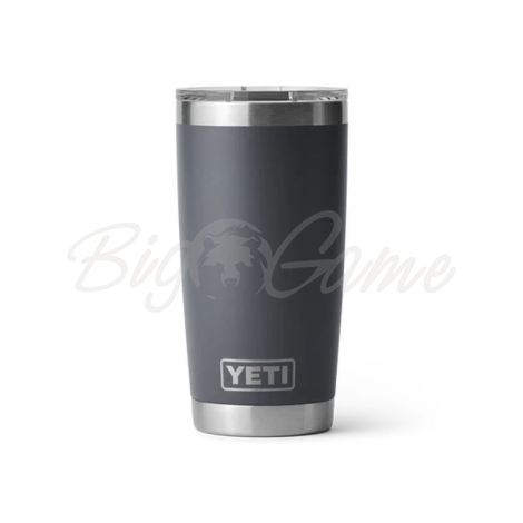 Термокружка YETI Rambler Tumbler 591 цвет Charcoal фото 1