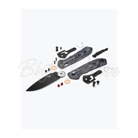 Нож складной BENCHMADE Freek Super Freek G10 цв. Black / Grey / Red фото 2
