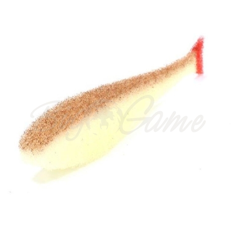 Поролоновая рыбка LEX Classic Fish NO 9 WBRB (белое тело / коричневая спина / красный хвост) фото 1