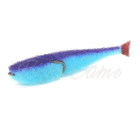 Поролоновая рыбка LEX Classic Fish CD 8 BLPB (синее тело / фиолетовая спина / красный хвост) фото 1