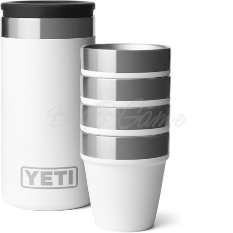Набор рюмок YETI Shot Glasses & Case цв. White фото 1