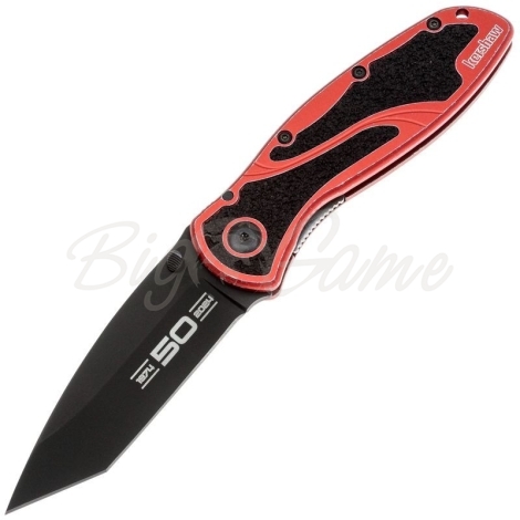 Нож складной полуавтоматический KERSHAW Blur сталь Carpenter CTS-BDZ1 рукоять Алюминий 6061-T6 цв. Черный / Красный фото 1