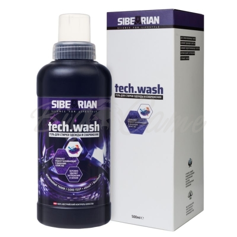 Гель для стирки SIBEARIAN Tech Wash мембранных и технологичных тканей 500 мл фото 2