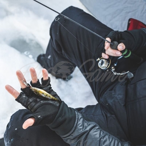 Перчатки SIMMS Windstopper Half-Finger Glove цвет Black фото 2