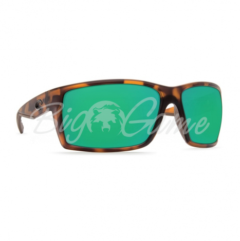 Очки поляризационные COSTA DEL MAR Reefton 580P р. L цв. Matte Retro Tortoise цв. ст. Green Mirror фото 1