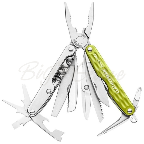 Мультитул LEATHERMAN Juice XE6 цв. болотный фото 1