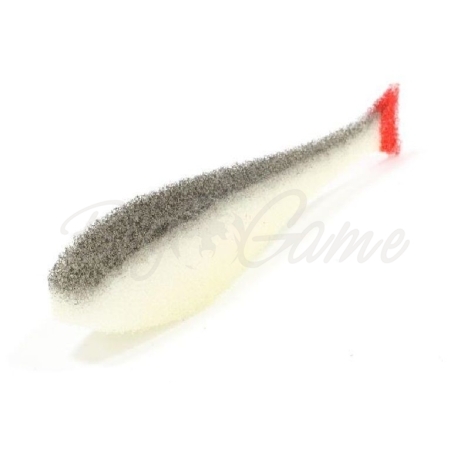 Поролоновая рыбка LEX Classic Fish NO 9 WBB (белое тело / черная спина / красный хвост) фото 1