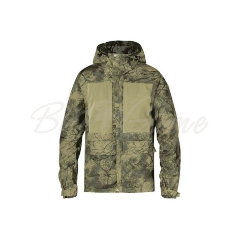 Куртка FJALLRAVEN Lappland Hybrid Jacket M цвет Camo Green-Laurel Green фото 1