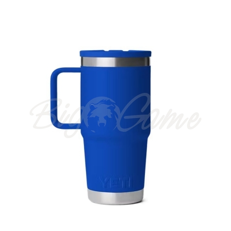 Термокружка YETI Rambler Travel Straw Mug 591 цвет RoyalBlue фото 3