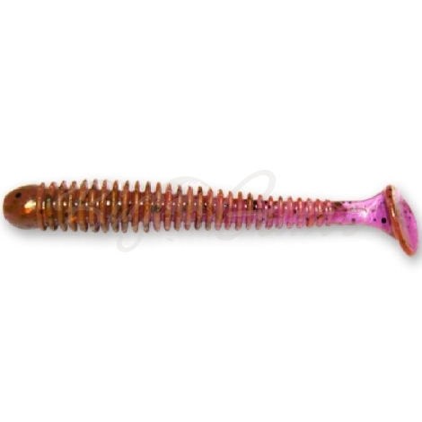 Виброхвост CRAZY FISH Vibro Worm 3,4" (5 шт.) зап. кальмар, код цв. 12 фото 1