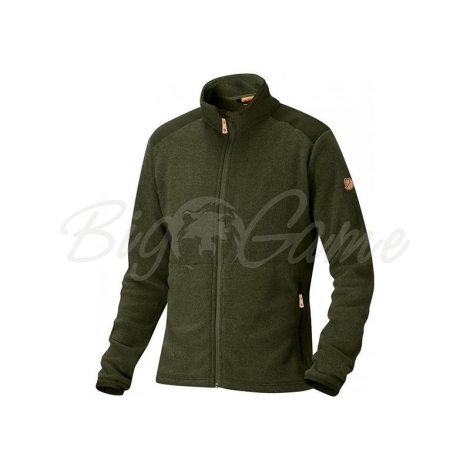 Купить толстовку FJALLRAVEN Sten Fleece цвет Dark Olive в интернет магазине BigGame.ru в Москве