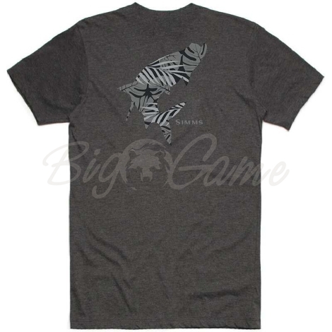 Футболка SIMMS Palm Tarpon Fill T-Shirt цвет Charcoal Heather фото 2