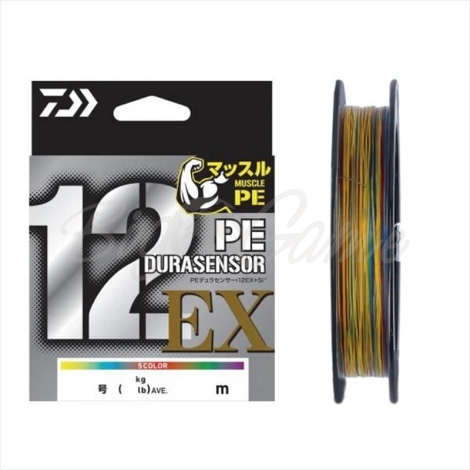 Плетенка DAIWA UVF PE Dura Sensor 12EX+Si3 5C Многоцветный 200 м #1.5  фото 1